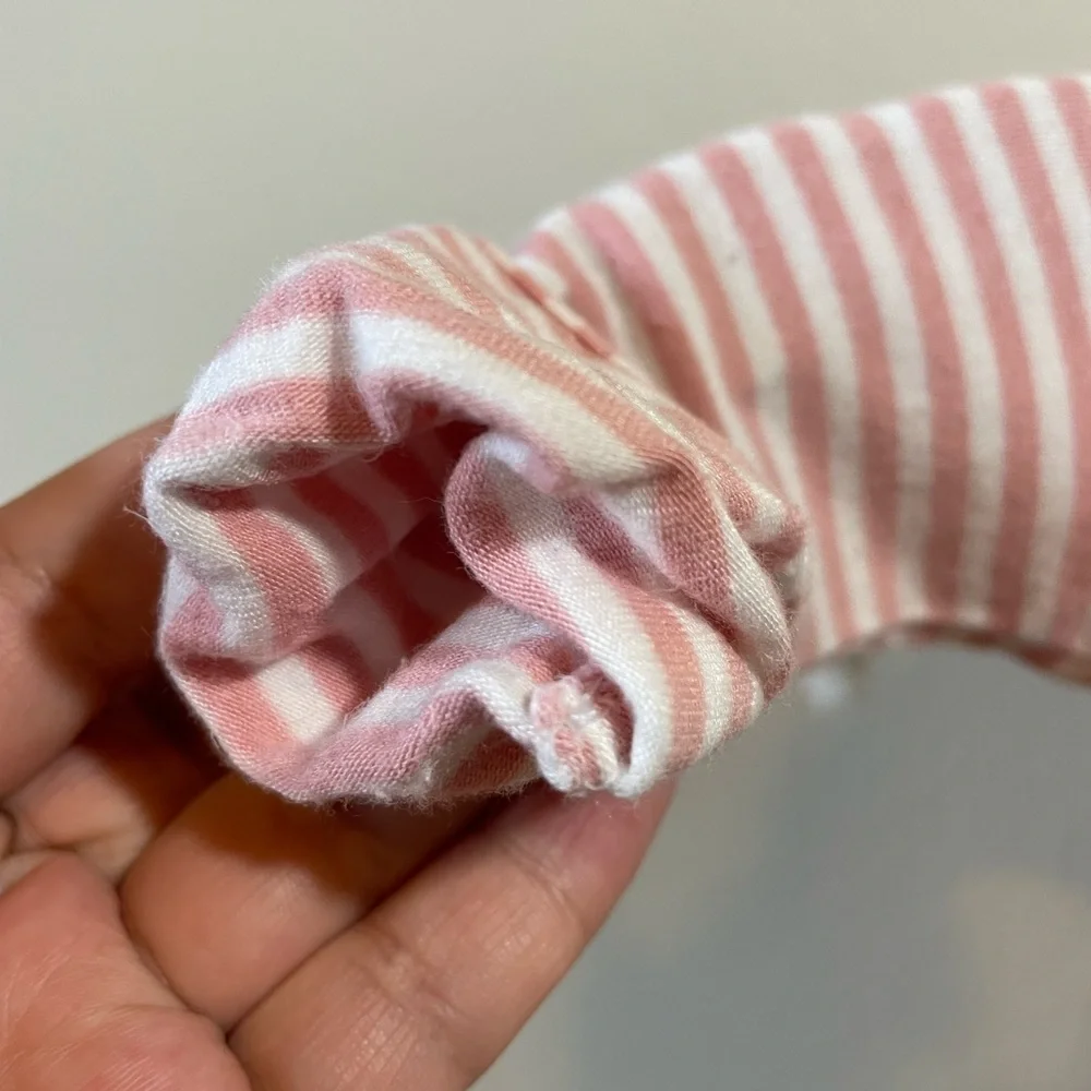 Baby Girls 0-3m B|CO Striped Pink Sleep